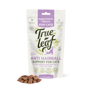 Snacks True Hemp Hairball para gatos sabor Pollo