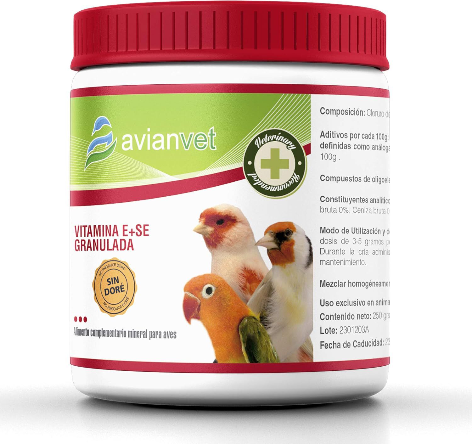 Avianvet Vitamina Vitamina E+Se para aves