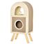 PawHut Árbol rascador para gatos cueva de sisal  color Café, , large indicador imagen numero 1