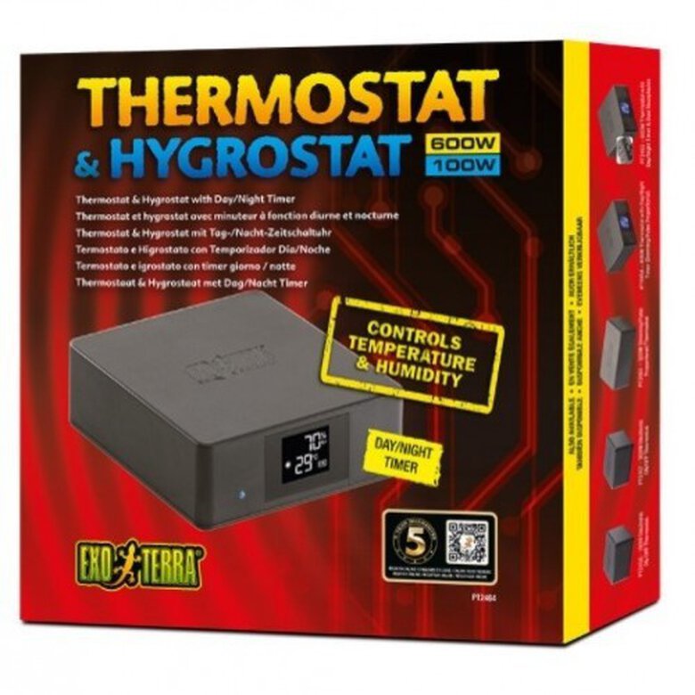 Termostato y humidificador color Negro, , large image number null