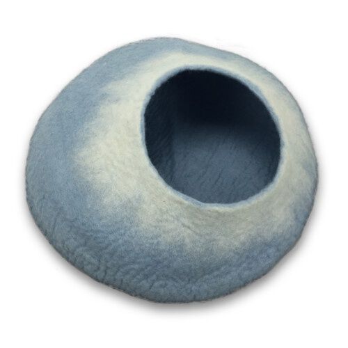 Walking Palm azul cielo y blanco cueva de lana Imagen numero 1