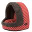 Cama para perros y gatos en forma de Cueva lunares Color Rojo, , large indicador imagen numero 2