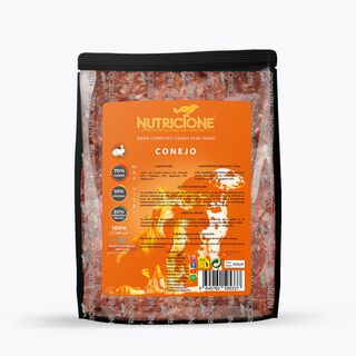 Nutricione menú completo sabor conejo para perros