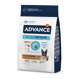 Advance Bulldog Francés Active Defense Pato y Arroz pienso para perros