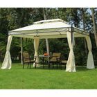 Pérgola para jardín Outsunny color Blanco, , large image number null