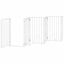 vidaXL Puerta para perros plegable 3 paneles madera álamo blanca 300cm, , large indicador imagen numero 9