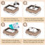 Nobleza - Arena de Tofu para Gatos 10kg (8x2.5kg) - Aglomerante Natural, Sin Polvo, Control de Olores y Desechable en el Inodoro, , large indicador imagen numero 4