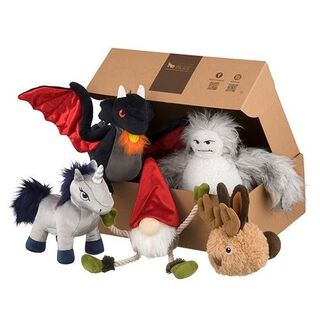P.l.a.y. Pet Lifestyle Willow's Mythical Animales de Pelcuhes para perros -5 Multipack