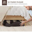 PawHut Escalera para Perros de 3 Peldaños Plegable Escalón de Plástica para Mascotas con Alfombras Antideslizantes para Cama Sofá Carga 15 kg 49x38x38 cm Marrón, , large indicador imagen numero 5