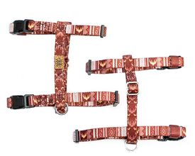 Pets & Props Arnés Tiny BURGUNDY OH MY DEER XXS para perros