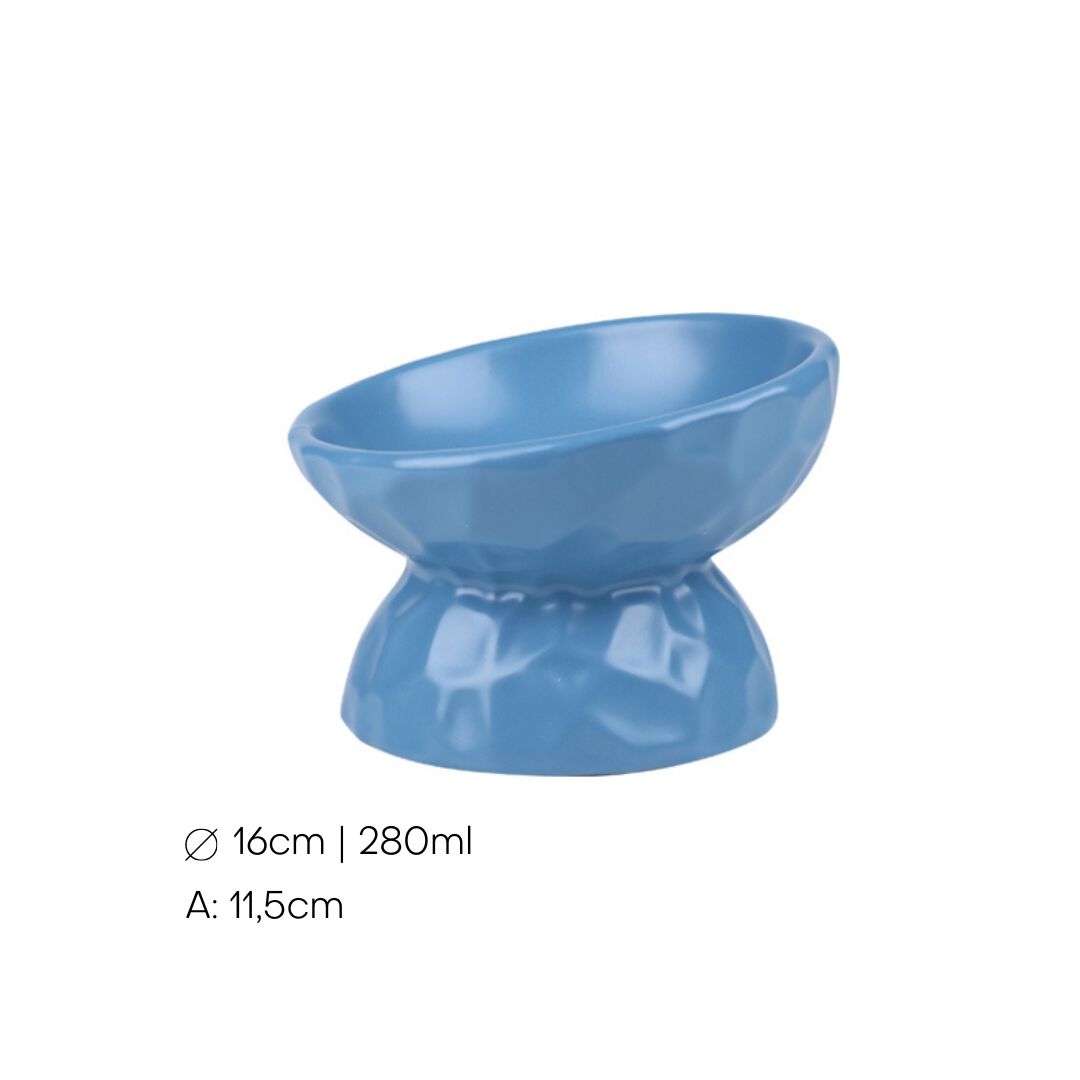 Taz&oacute;n de Cer&aacute;mica Inclinada con Dise&ntilde;o Ondulado 280ml, , large Imagen numero 2