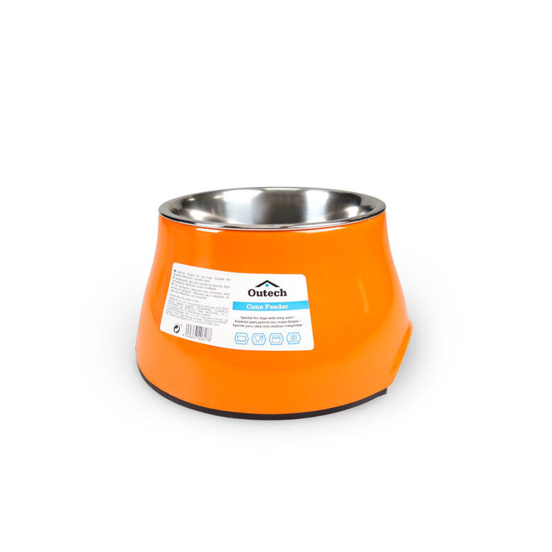 Outech Cone Comedero para perros con orejas largas, , large image number null
