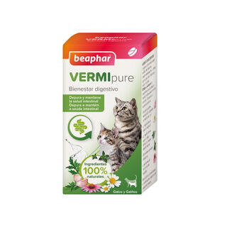 Beaphar VERMIpure Repelente Interno Natural en comprimidos para gatos y gatitos