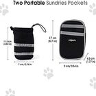 Edipets canicross correa manos libres con portabotellas negra para perros, , large image number null