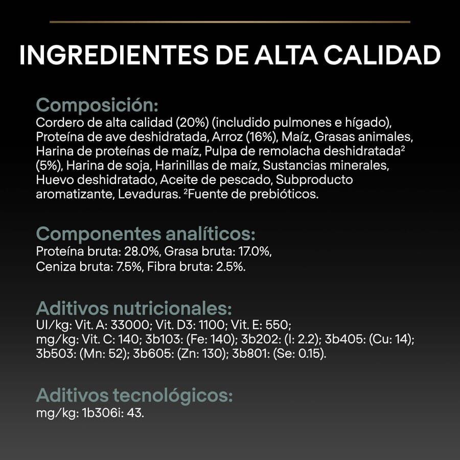 Pro Plan Adult Small y Mini Digestión Cordero pienso para perros thumbnail