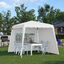 Outsunny Carpa Plegable con 2 Paredes Laterales, , large indicador imagen numero 2