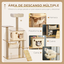 Árbol rascador para gatos Pawhut color Beige, , large indicador imagen numero 6