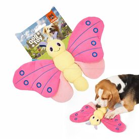FOFOS | Peluche Mariposa Jumbo con Sonido (Rosa) (Colecci&oacute;n Primavera) - Para Perro
