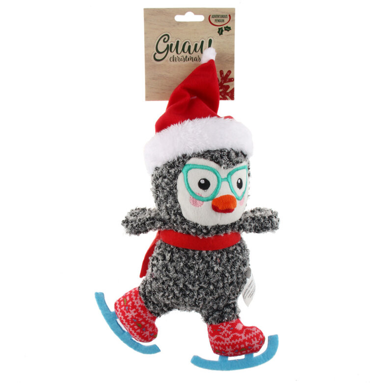 Guau Christmas Pingüino de Peluche para perros, , large image number null