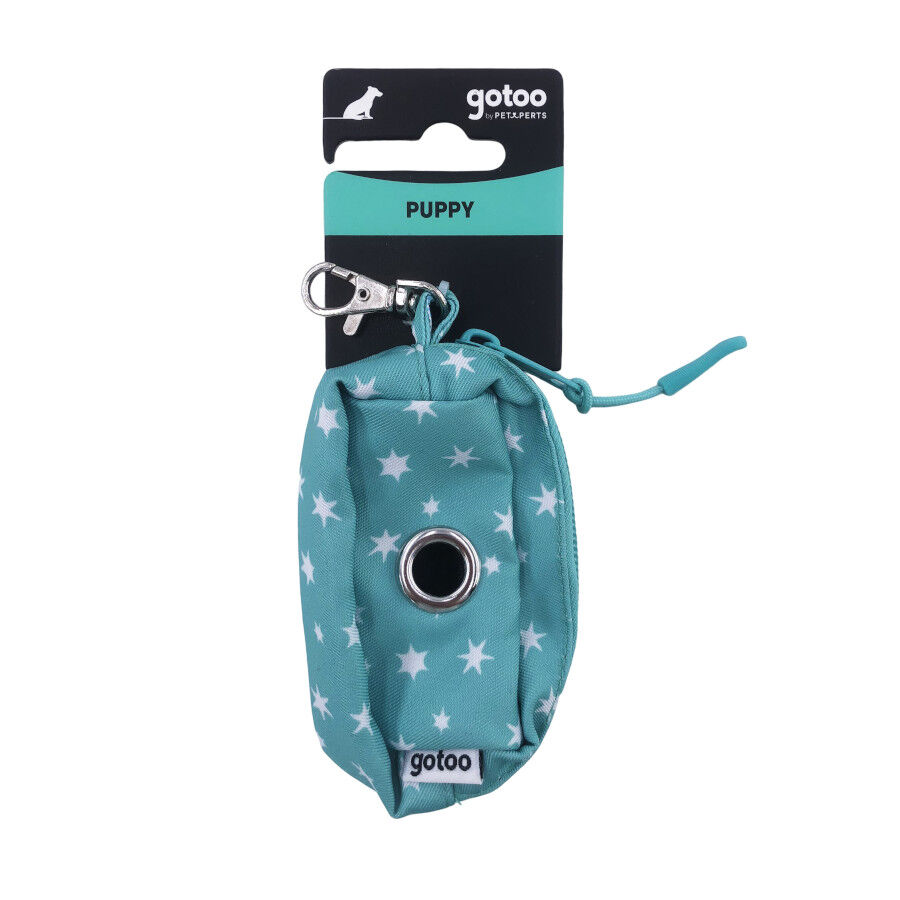 Gotoo Porta bolsas estampado verde para perros thumbnail