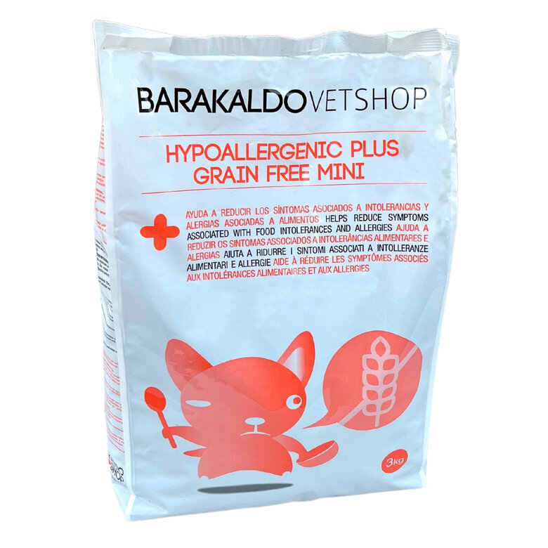 Alimento Mini Hypoallergenic Plus Grain Free Barakaldo Vet Shop para perros adultos de tamaño mini., , large image number null