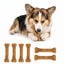 Nobleza 6x Huesos Prensados para Perros 25cm, Snack Dental de Piel de Vacuno 100% Natural, Sabor a Res, Juguete Masticable para Fortalecer Dientes y Enc&iacute;as, Ideal para Perros Medianos y Grandes, , large indicador imagen numero 6