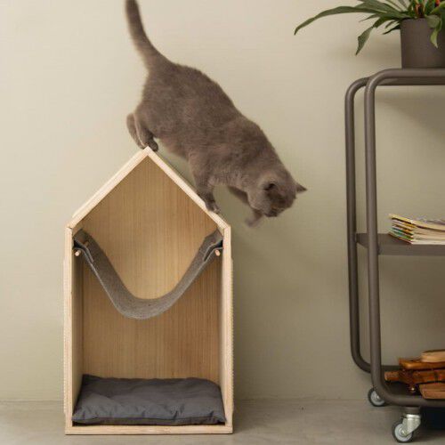 Rascador de madera Beeztees Migo color Marr&oacute;n, , large Imagen numero 2