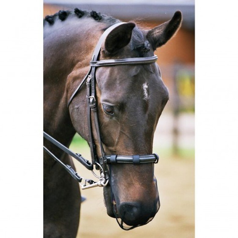 Bozal de malla Net Relief para caballos color Negro, , large image number null