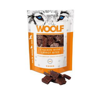 Woolf Bocaditos De Pollo Con Zanahorias para perros