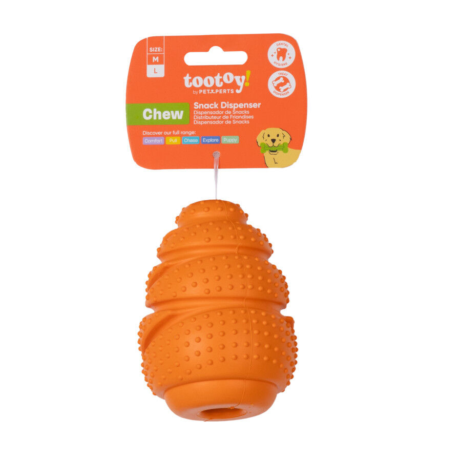 Tootoy! Portagolosinas de Goma Azul o Naranja para perros, , large Imagen numero 7