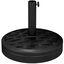 Outsunny Base de Sombrilla Redondo Soporte para Parasol Rellenable de Cemento Peso 18 kg para Poste de Paraguas de Ø38/48 mm Ø45x36 cm Negro, , large indicador imagen numero 1