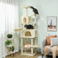 PawHut Árbol para Gatos Beige, , large indicador imagen numero 2