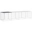 vidaXL Gallinero con techo acero galvanizado antracita 203x98x90 cm, , large indicador imagen numero 20