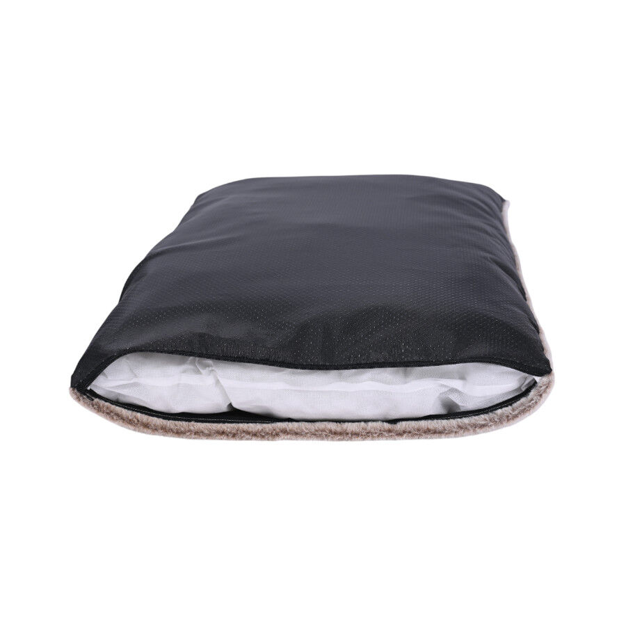 Leeby colch&oacute;n suave beige para perros, , large Imagen numero 5