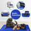 Nobleza - Alfombrilla refrescante para mascotas grandes. Auto refrigerante No tóxico. Ideal para para perros, gatos en verano. 50*40 cm, color azul, S, , large indicador imagen numero 14