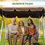 Outsunny Balancín Jardín Exterior Columpio Exterior de 3 Plazas con Toldo Ajustable Respaldo Transpirable y Marco de Metal para Terraza Balcón Carga 240 kg 171x108x154 cm Marrón, , large indicador imagen numero 4