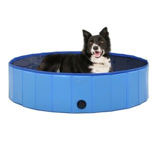 Vidaxl piscina refrescante azul para perros