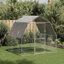 vidaXL Gallinero con techo 2,5x2x2,25 m acero galvanizado, , large indicador imagen numero 2