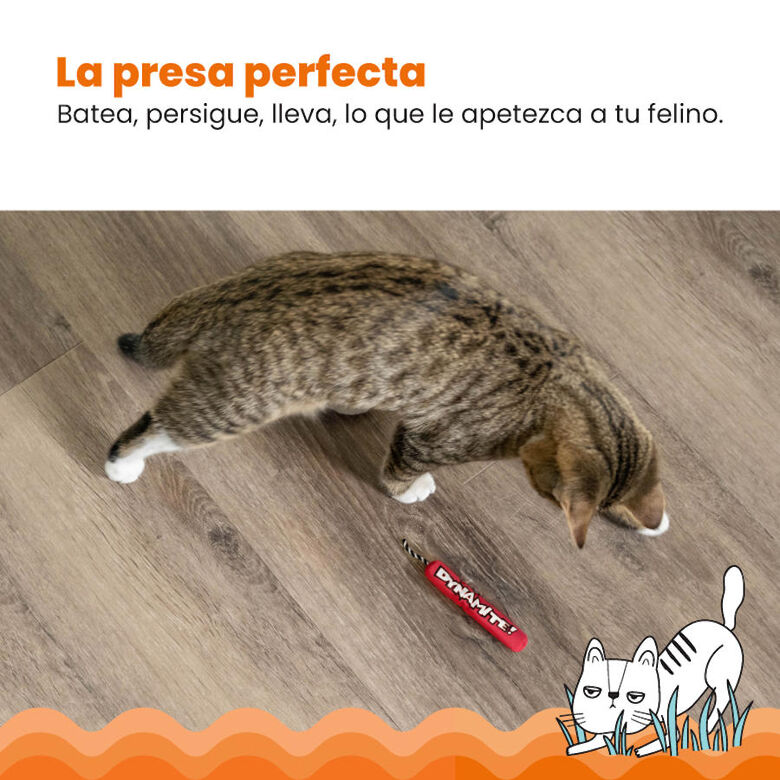 Catstages Green Magic Dynamite Rojo Peluche para gatos thumbnail