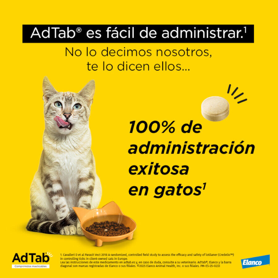 AdTab Comprimidos Masticables Antiparasitarios para gatos thumbnail