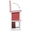 Conejera de exterior con puerta para conejos color Rojo, , large indicador imagen numero 4