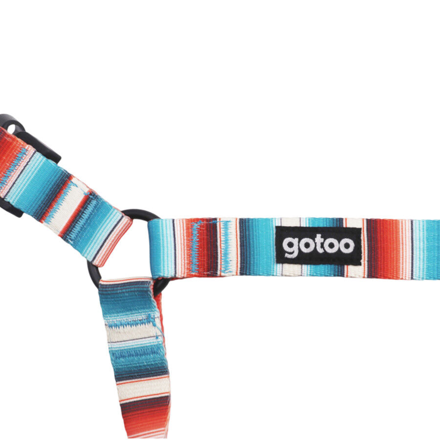 Gotoo Arn&eacute;s estampado de rayas multicolor para perros, , large Imagen numero 4