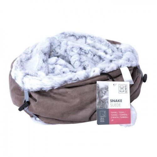 Mpets Snake Suede Tunel Gris para gatos, , large Imagen numero 2