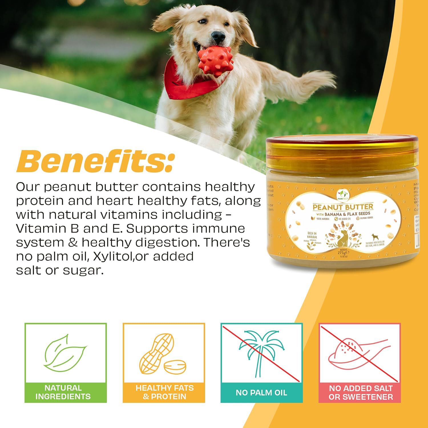 Mantequilla de man&iacute;: pl&aacute;tano y semillas de lino (450 g/15,87 oz), , large Imagen numero 8