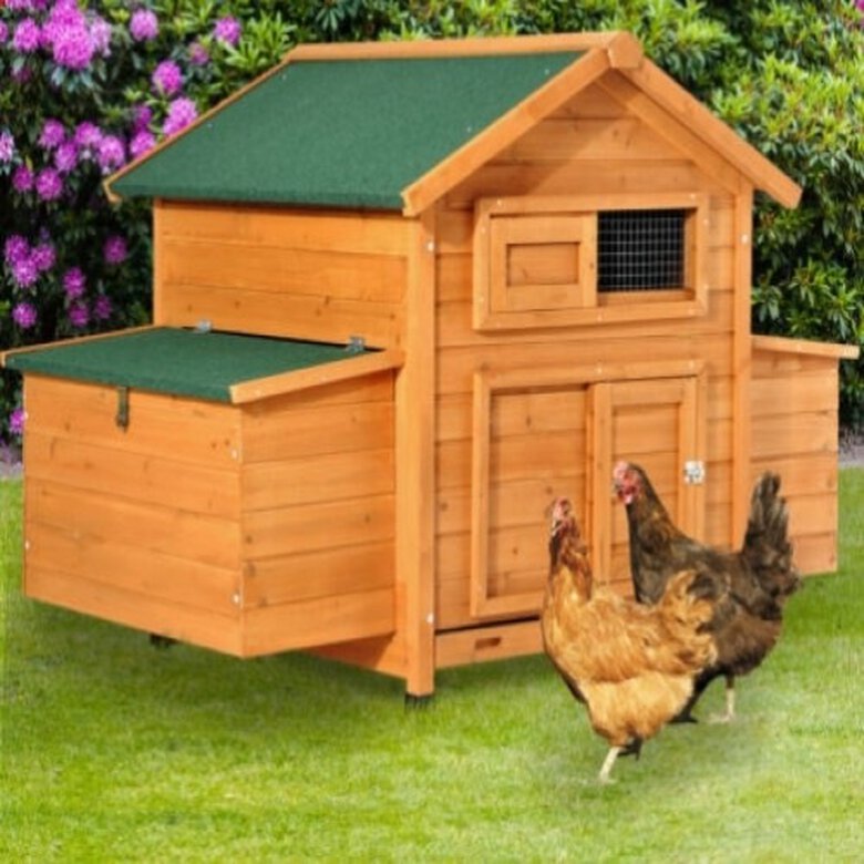 Gallinero grande de abeto PawHut color Madera, , large image number null