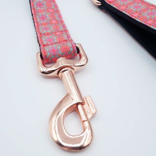 Baona correa haina de nylon reciclado rosa para perros, , large Imagen numero 3