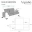 Vipalia cubre sofás círculos gris para mascotas, , large indicador imagen numero 7