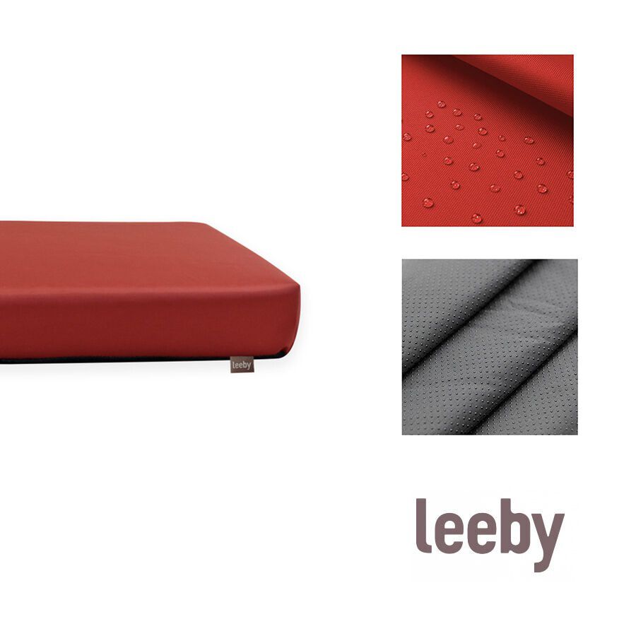 Leeby Cojín Waterproof Anti Pelos Rojo para perros thumbnail