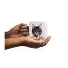 Taza con gata Caudania Arreglada e informal blanca, , large image number null