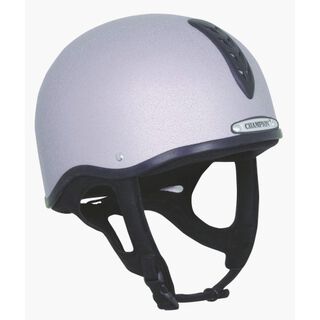Casco junior de equitación Junior X-air Plus color Plata
